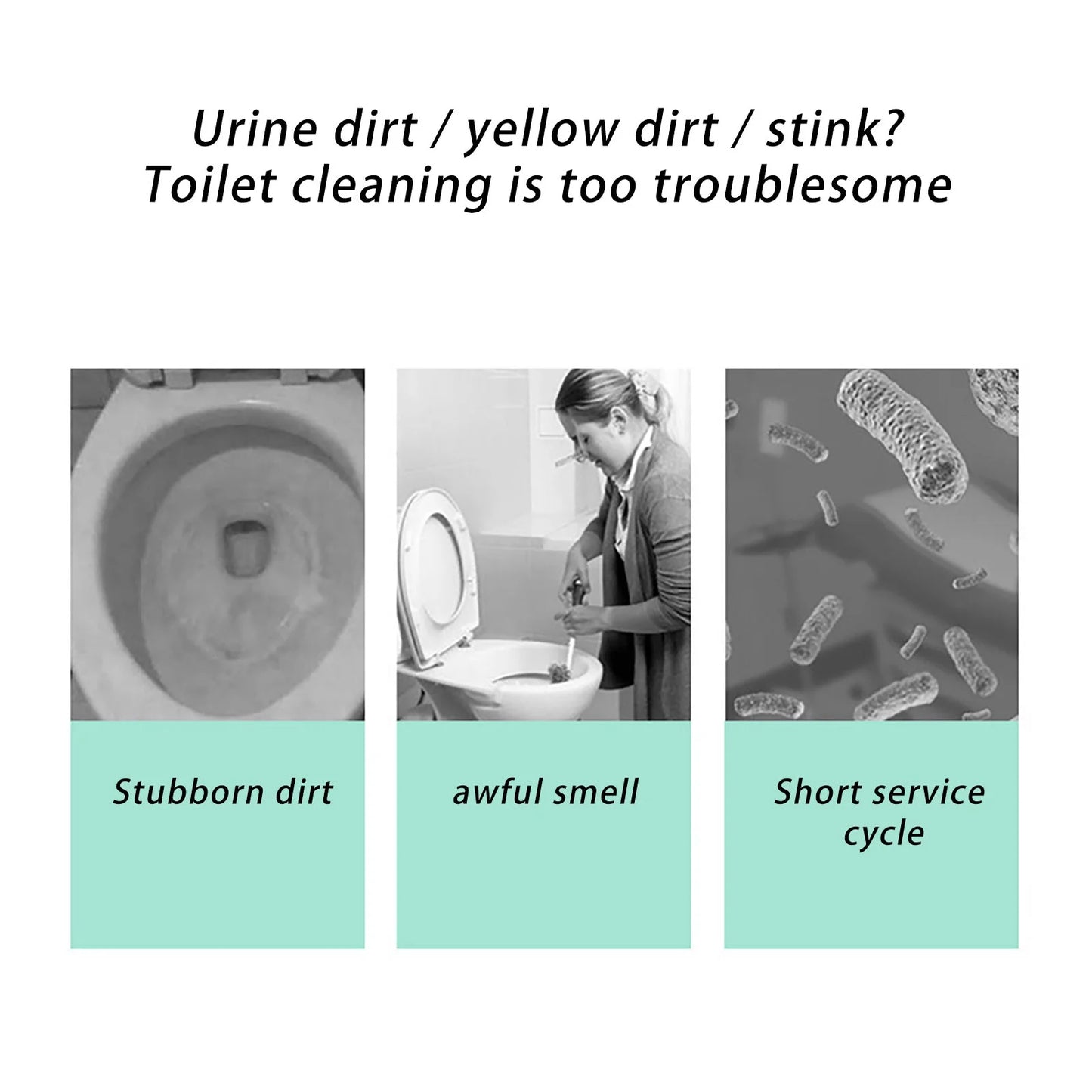 Powerful Toilet Bowl Cleaner – Long-Lasting Blue Gel with Oxygen Action, Fights Stains & Odors, Easy Application for a Fresh, Clean Toilet