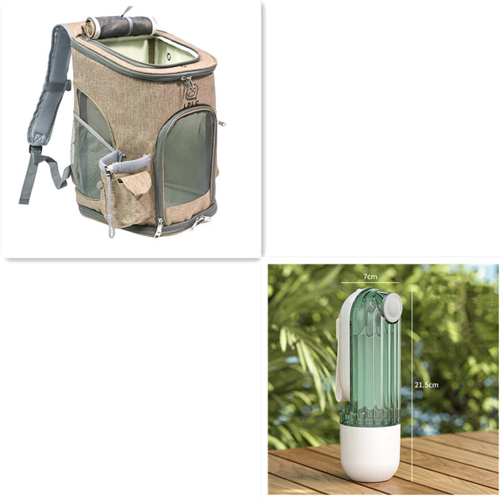 2-in-1 Portable Pet Water and Food Bottle