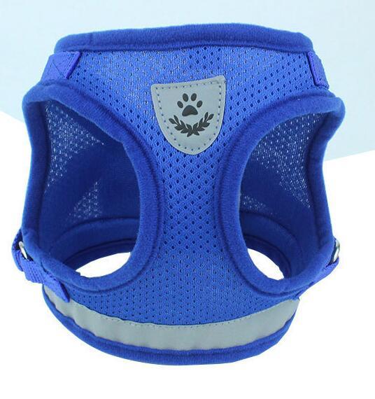 Reflective Mesh Dog Harness and Leash Set
