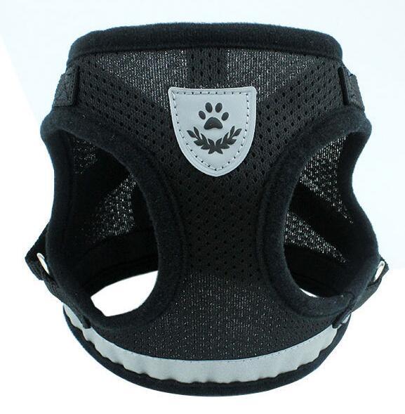 Reflective Mesh Dog Harness and Leash Set