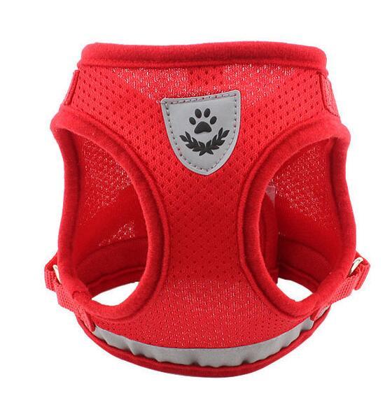 Reflective Mesh Dog Harness and Leash Set