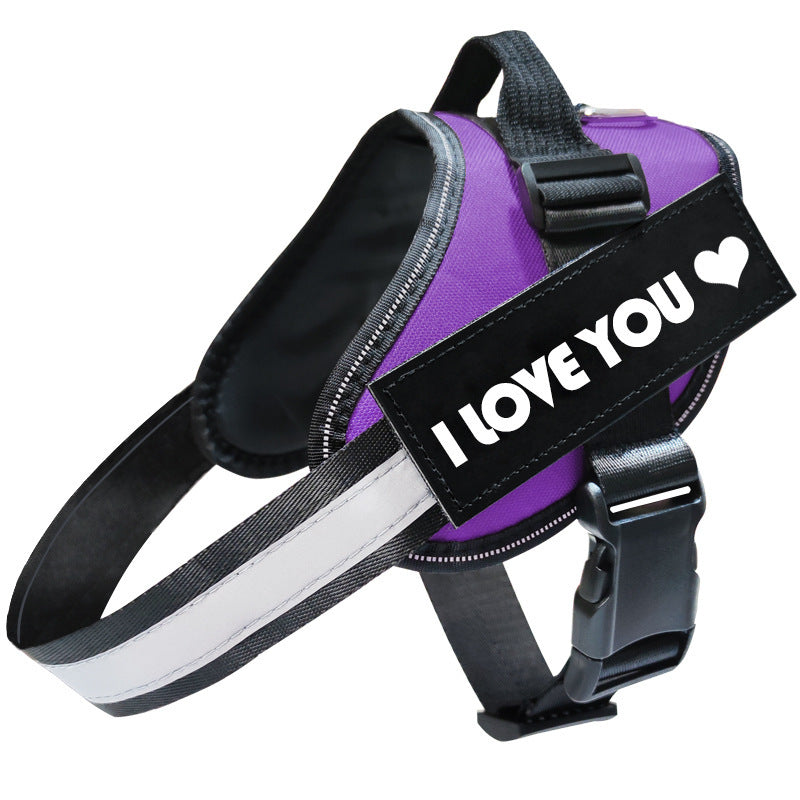 Reflective Dog Harness and Leash Set