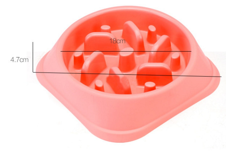 Anti-Choke Slow Feeding Dog Bowl