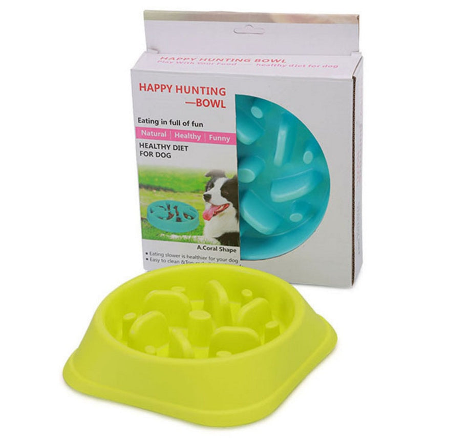 Anti-Choke Slow Feeding Dog Bowl