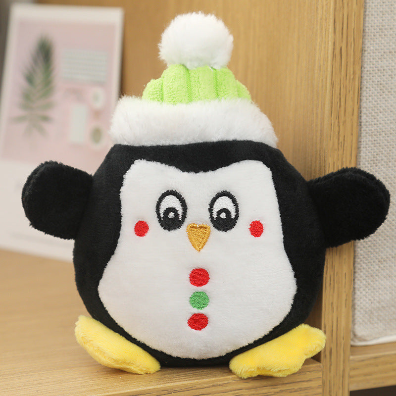 Christmas Dog Plush Toy with BB Sound