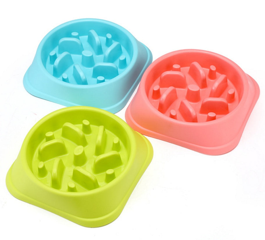 Anti-Choke Slow Feeding Dog Bowl