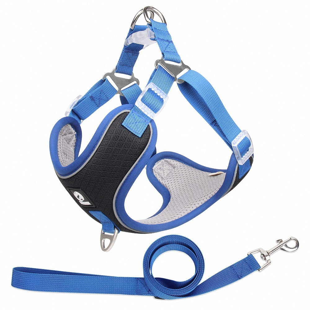 Adjustable Reflective Mesh Dog Harness