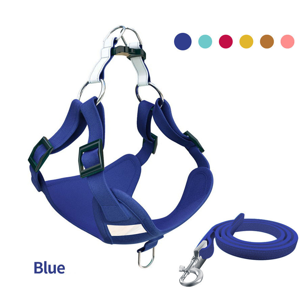 Reflective LED Dog Harness & Leash Set