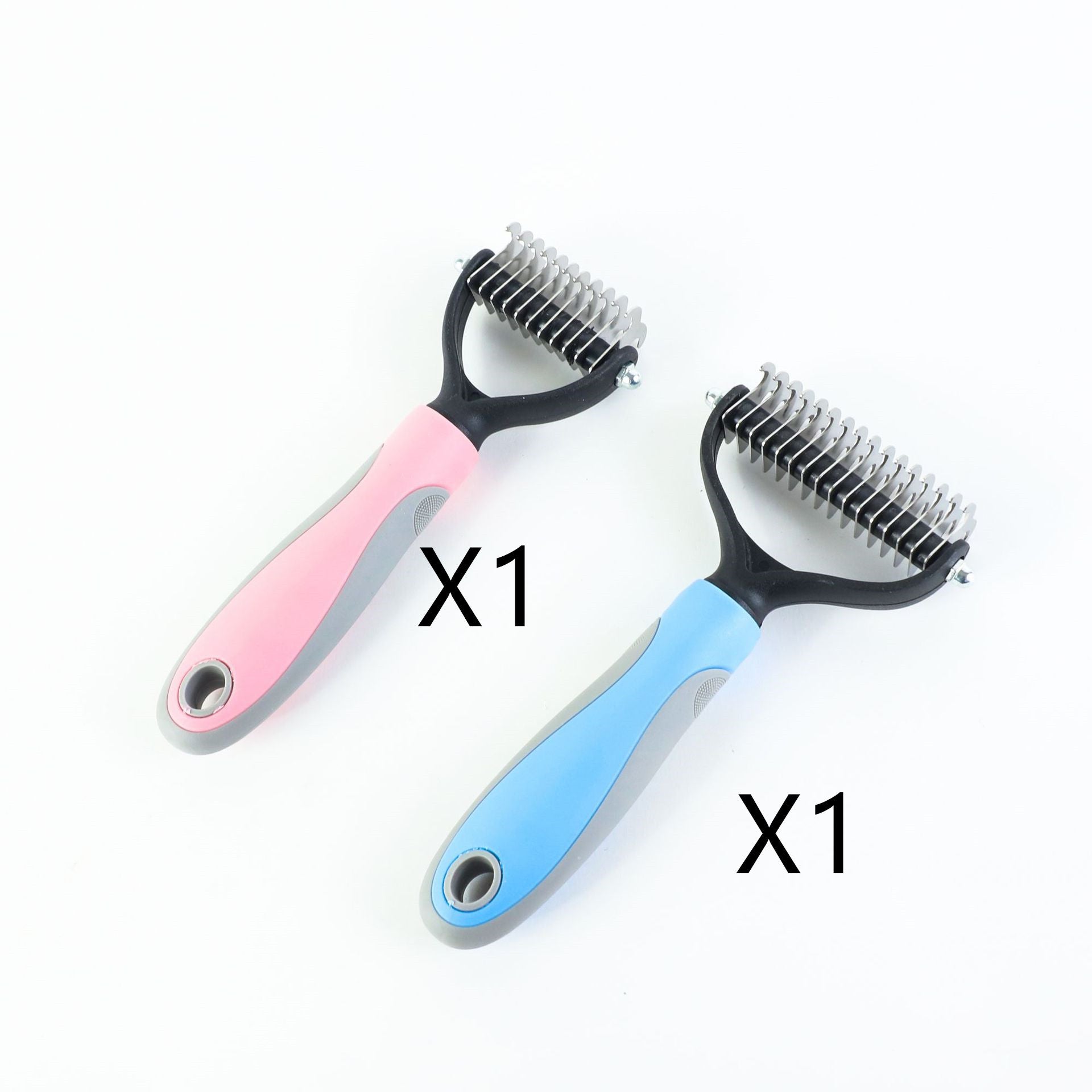 Double-Sided Stainless Pet Brush