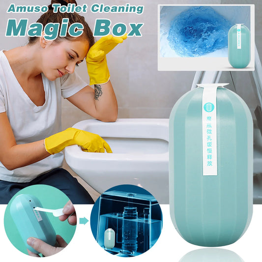 Powerful Toilet Bowl Cleaner – Long-Lasting Blue Gel with Oxygen Action, Fights Stains & Odors, Easy Application for a Fresh, Clean Toilet