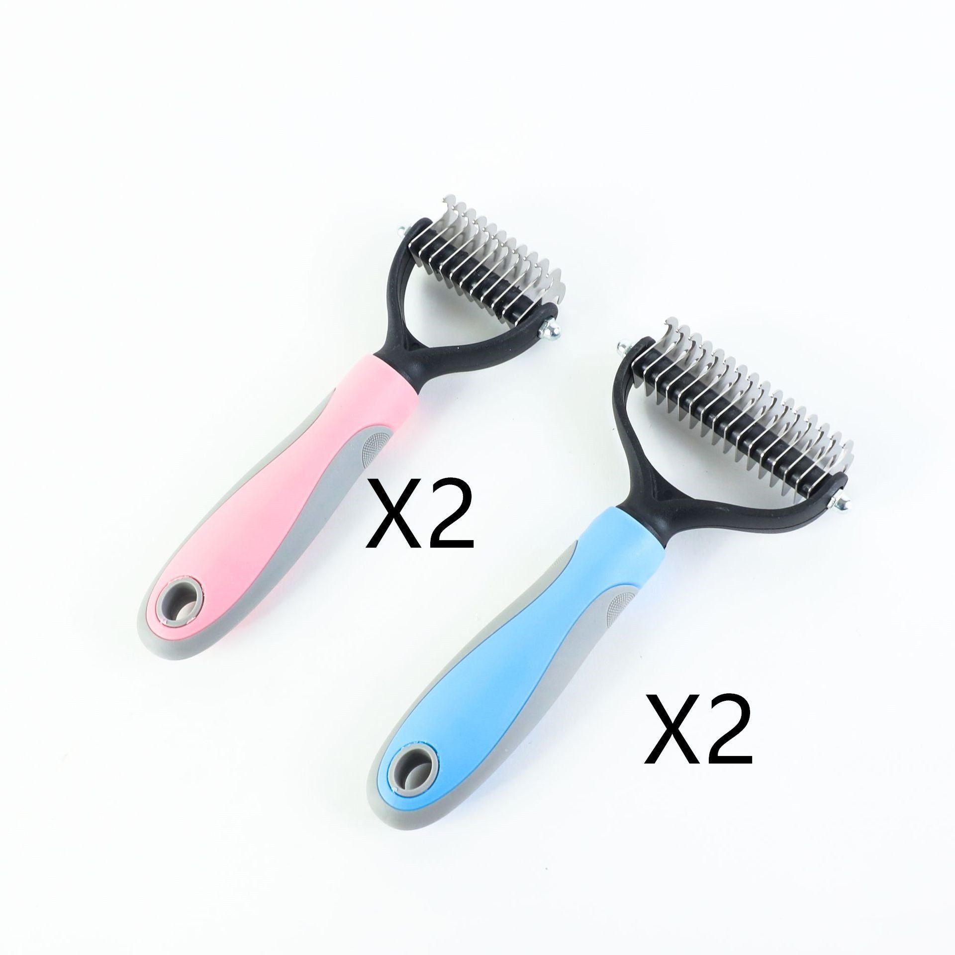 Double-Sided Stainless Pet Brush