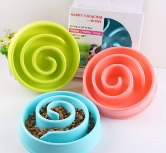 Anti-Choke Slow Feeding Dog Bowl