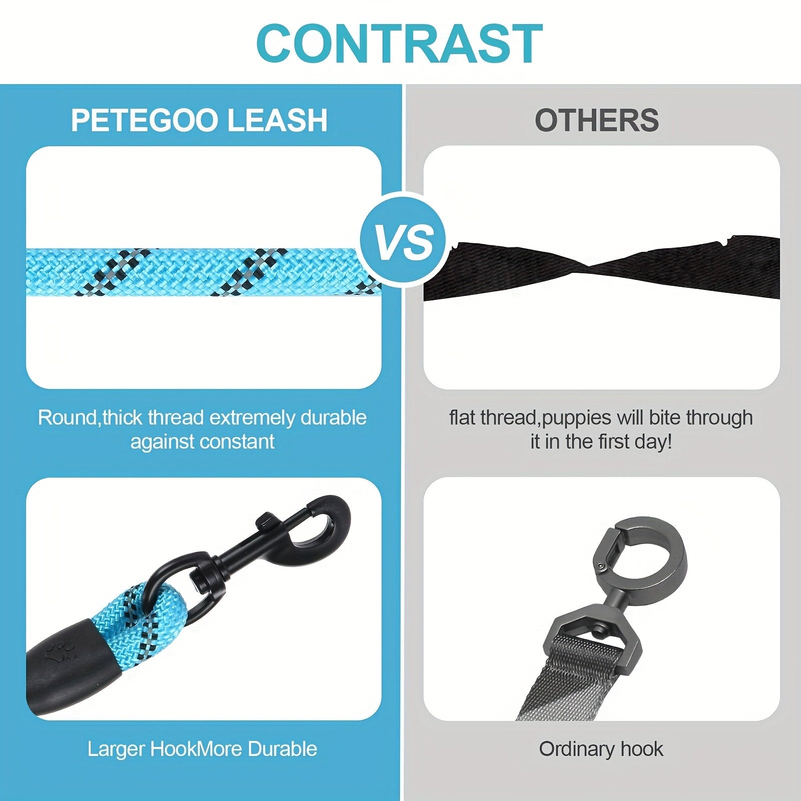 Hands-Free Reflective Dog Leash