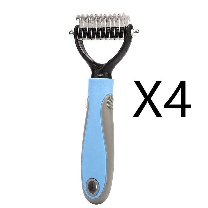 Double-Sided Stainless Pet Brush