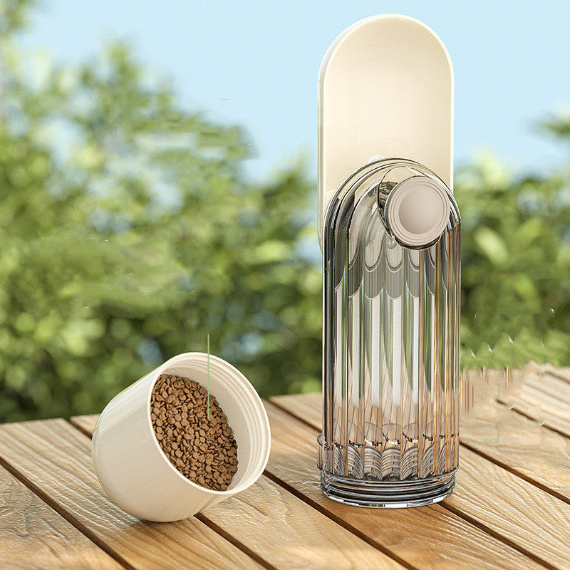 2-in-1 Portable Pet Water and Food Bottle