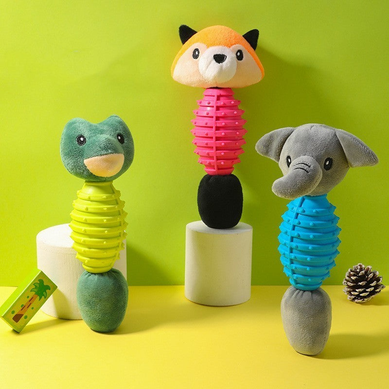 Durable Plush Animal Dog Toy with Sound
