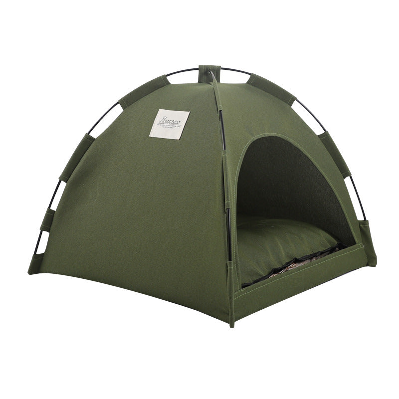 pet camping tent Premium Pet Tent Bed with Cooling Mat – TIMELESS LEGACY LLC