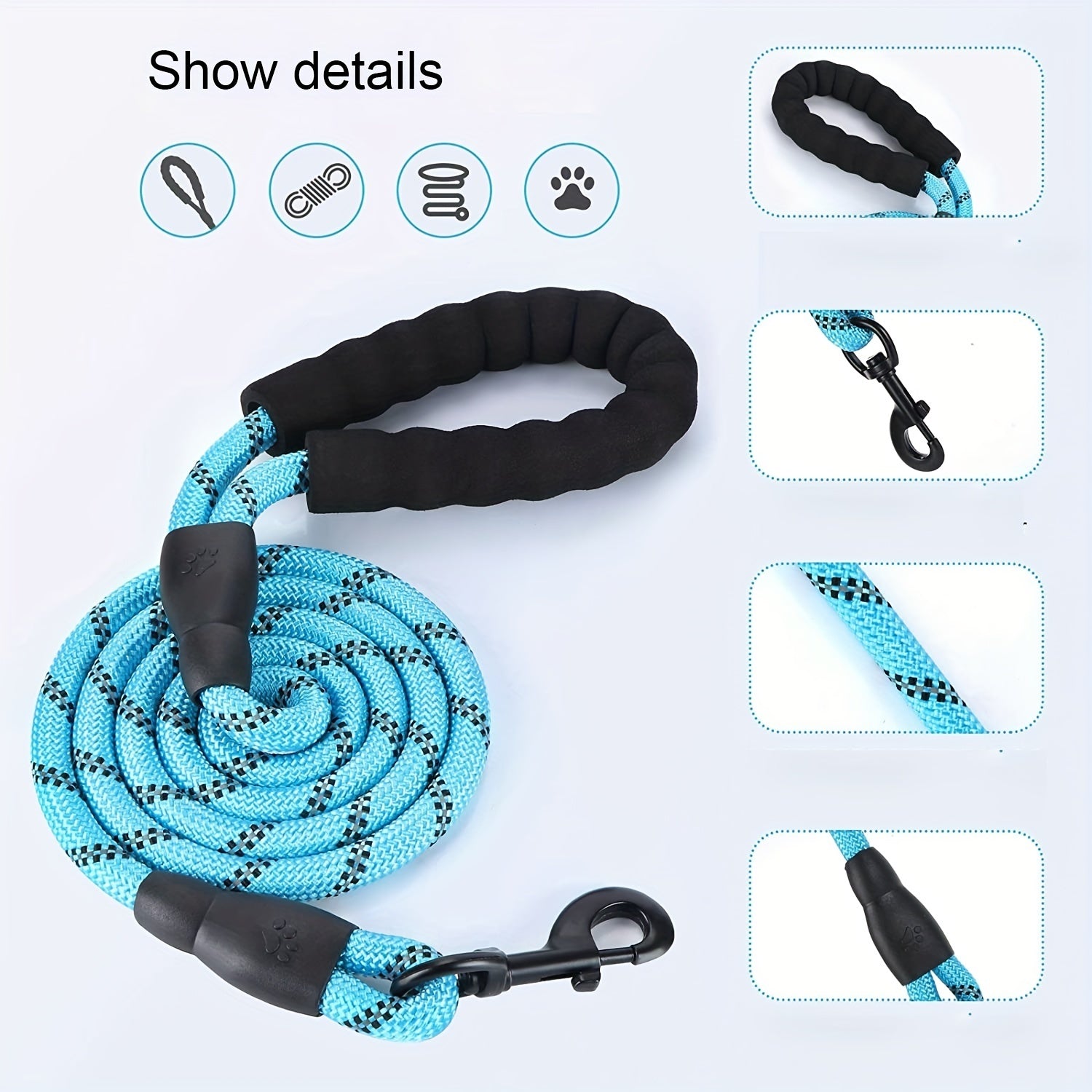 Hands-Free Reflective Dog Leash